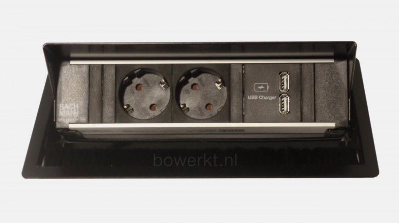 Bachmann CONI Einbaumodul 2x Leistung 2x USB Ladegerät