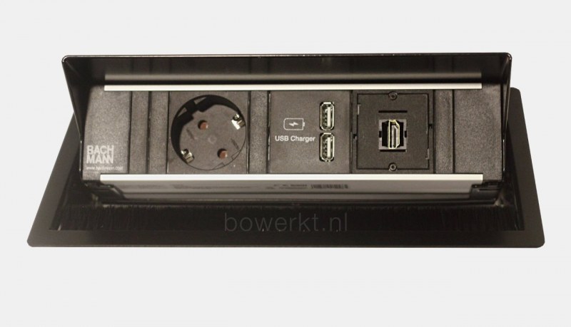 Bachmann CONI Einbaumodul 1x Leistung 2x USB Ladegerät 1x HDMI 