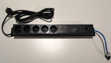 Götessons Powerinlay 5 x Power, 4 x USB-Ladegerät, 1 x Daten und 1 x HDMI  721009 0