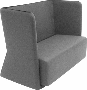 Softline Lounge Sofa Basket Sofa mit niedriger Rückenlehne  2-580 2