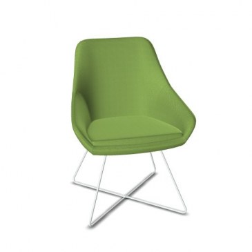 Viasit Calyx Lounge Chair Kreuzschlittengestell  902.0000 0